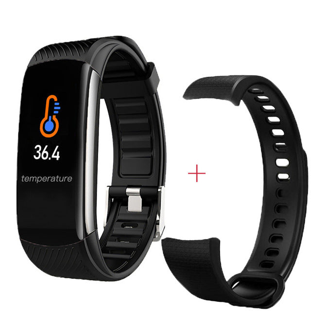 Fashion Sport Smart Watch Women Men Ladies Wrist Watch For Andriod Ios Smart Clock Fitness Tracker Waterproof Smartwatch hours C6T b2 add strap - Tophatter Daily Deals