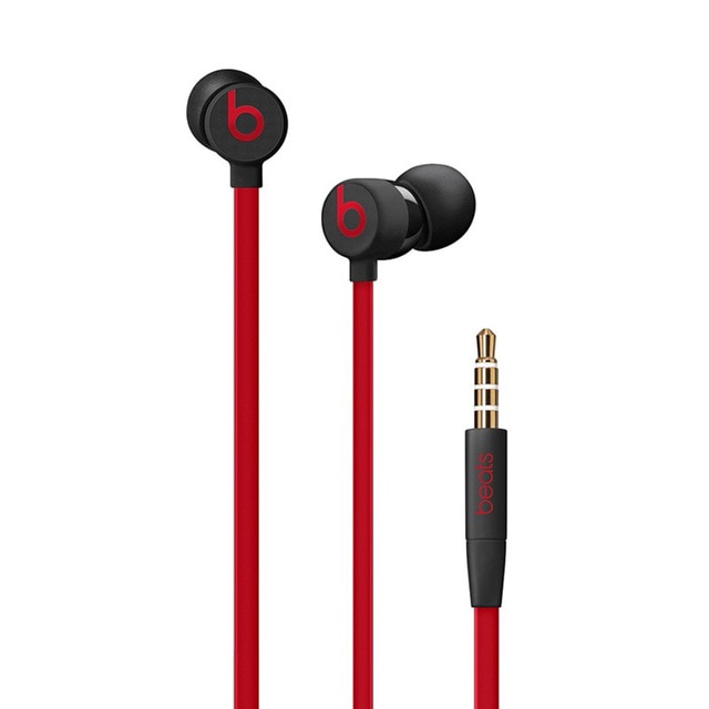 Beats urBeats 2.0 3rd generation 3.5mm & Lightning Plug in-ear Wired Earphone Stereo Sport Headset Earbuds Handsfree with Mic 3.5mm plug black red - Tophatter Daily Deals