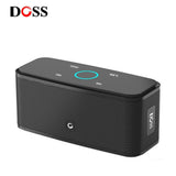 DOSS SoundBox Touch Control Bluetooth Speaker 2*6W Portable Wireless Speakers Stereo Sound Box with Bass and Built-in Mic - Tophatter Daily Deals