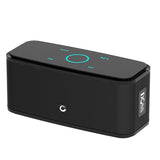 DOSS SoundBox Touch Control Bluetooth Speaker 2*6W Portable Wireless Speakers Stereo Sound Box with Bass and Built-in Mic Black - Tophatter Daily Deals