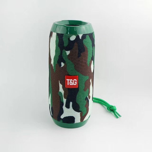 Waterproof Bluetooth Speaker Portable outdoor Rechargeable Wireless Speakers Soundbar Subwoofer Loudspeaker TF MP3 Built-in Mic green - Tophatter Daily Deals