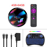 H96 Max X3 Smart TV Box Android 9.0 4GB RAM 32GB/64GB/128GB Amlogic S905X3 TVBox 2.4G/5G WIFI BT4.0 1000M 4K Media player H96Max - Tophatter Daily Deals