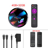 H96 Max X3 Smart TV Box Android 9.0 4GB RAM 32GB/64GB/128GB Amlogic S905X3 TVBox 2.4G/5G WIFI BT4.0 1000M 4K Media player H96Max 4G 32G MX3 Keyboard - Tophatter Daily Deals