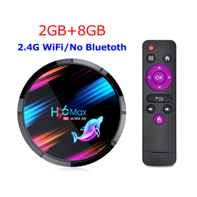 H96 Max X3 Smart TV Box Android 9.0 4GB RAM 32GB/64GB/128GB Amlogic S905X3 TVBox 2.4G/5G WIFI BT4.0 1000M 4K Media player H96Max 2GB 8GB - Tophatter Daily Deals