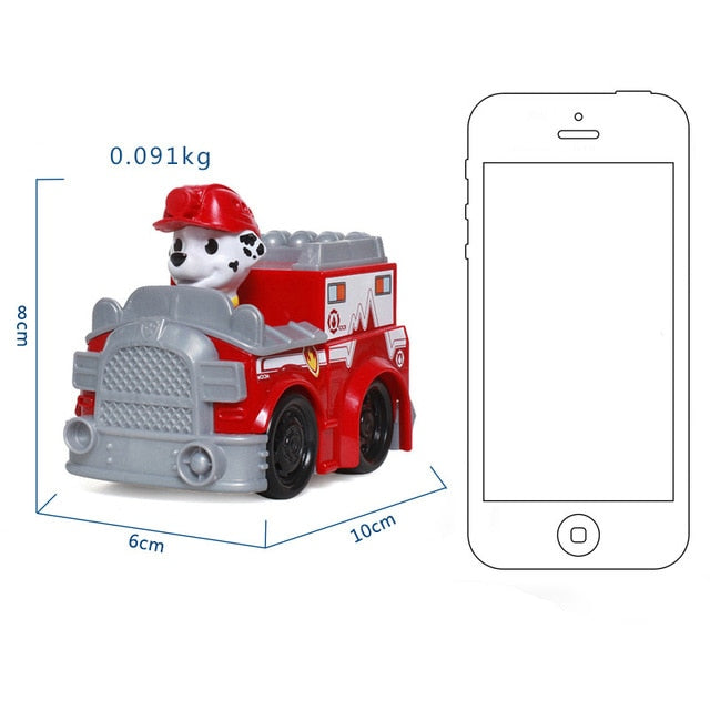 Paw Patrol Dog Puppy Patrol car Patrulla Canina toys Action Figures Model Toy Chase Marshall Ryder Vehicle Car Kids Toy 4 - Tophatter Daily Deals