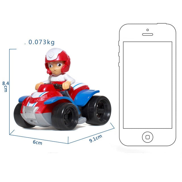 Paw Patrol Dog Puppy Patrol car Patrulla Canina toys Action Figures Model Toy Chase Marshall Ryder Vehicle Car Kids Toy 7 - Tophatter Daily Deals
