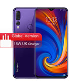 Global Version Lenovo Z5s Snapdragon 710 Octa Core 64GB 128GB SmartPhone Face ID 6.3 AI Triple Rear Camera Android P Cellphone Standard Package 6GB 128GB Blue UK - Tophatter Daily Deals