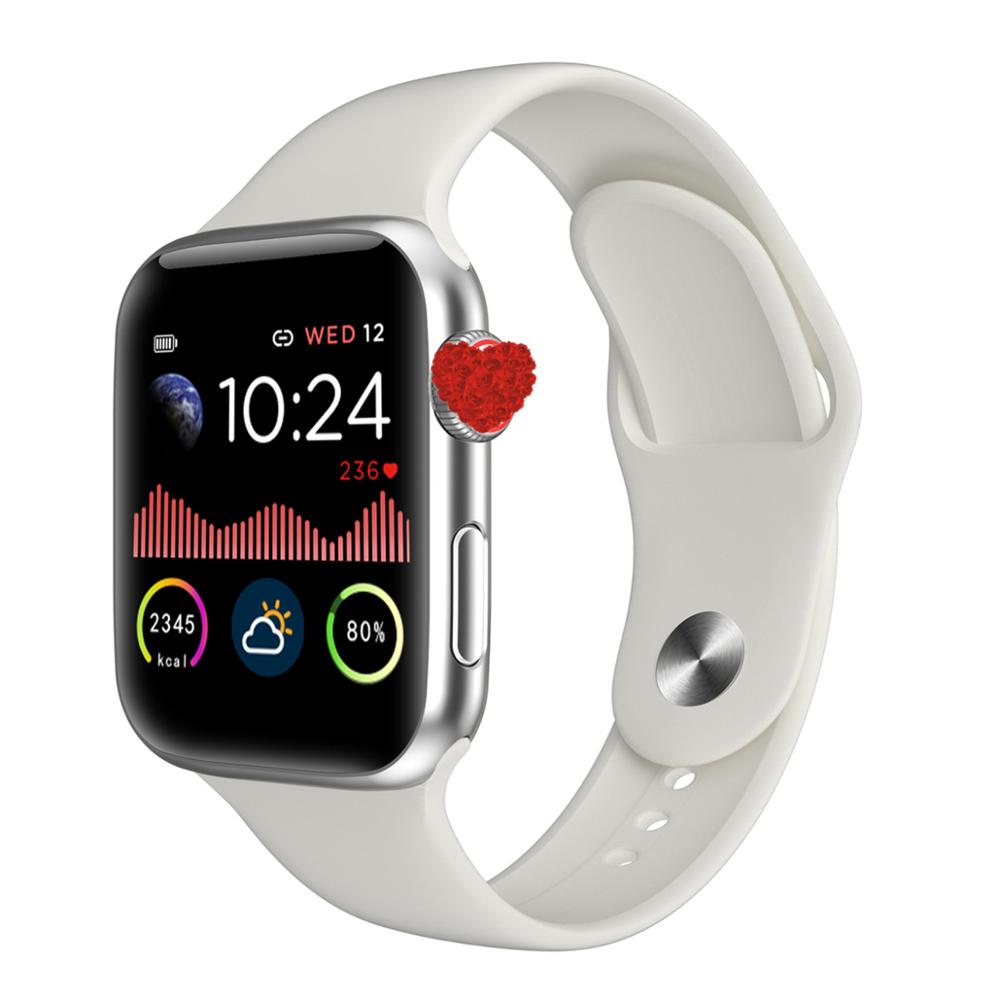 W68 Smart Watch Men Series 5 Full Touch WristBand IP67 Fitness Tracker Bracelet Heart Rate Monitor SmartWatch Women VS W58 Iwo12 - Tophatter Daily Deals