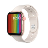 W68 Smart Watch Men Series 5 Full Touch WristBand IP67 Fitness Tracker Bracelet Heart Rate Monitor SmartWatch Women VS W58 Iwo12 gold silica - Tophatter Daily Deals