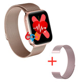 W68 Smart Watch Men Series 5 Full Touch WristBand IP67 Fitness Tracker Bracelet Heart Rate Monitor SmartWatch Women VS W58 Iwo12 gol steel A pk steel - Tophatter Daily Deals