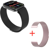 W68 Smart Watch Men Series 5 Full Touch WristBand IP67 Fitness Tracker Bracelet Heart Rate Monitor SmartWatch Women VS W58 Iwo12 bk steel A pk steel - Tophatter Daily Deals