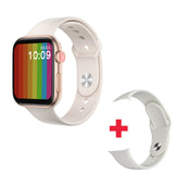W68 Smart Watch Men Series 5 Full Touch WristBand IP67 Fitness Tracker Bracelet Heart Rate Monitor SmartWatch Women VS W58 Iwo12 gol sili A Silv sili - Tophatter Daily Deals