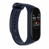 M4 Smart Wristband Band 4 Bracelet Bluetooth Watch Heart Rate Fitness Sleep Monitor Waterproof Smart Bracelet Watch Men Women Blue China - Tophatter Daily Deals