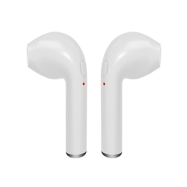 TWS i7 Bluetooth earphones music Headphones business headset sports earbuds suitable wireless Earpieces For xiaomi huawei iphone No charging box-W 1 CHINA - Tophatter Daily Deals