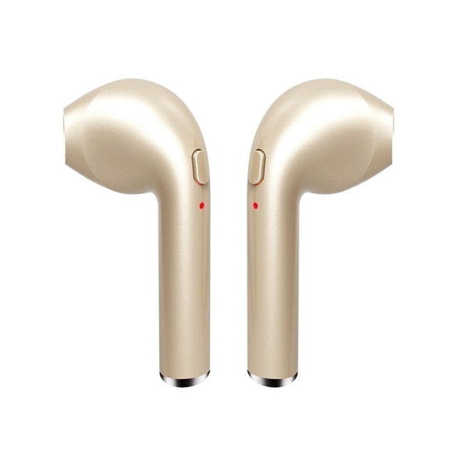 TWS i7 Bluetooth earphones music Headphones business headset sports earbuds suitable wireless Earpieces For xiaomi huawei iphone No charging box-G 1 CHINA - Tophatter Daily Deals