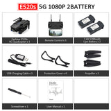 Eachine E520S E520 GPS FOLLOW ME WIFI FPV Quadcopter With 4K/1080P HD Wide Angle Camera Foldable Altitude Hold Durable RC Drone - Tophatter Daily Deals