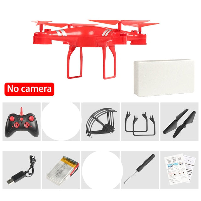 2020 New Drone 4k camera HD Wifi transmission fpv drone air pressure fixed height four-axis aircraft rc helicopter with camera No camera 2 Spain - Tophatter Daily Deals