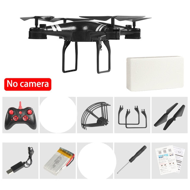 2020 New Drone 4k camera HD Wifi transmission fpv drone air pressure fixed height four-axis aircraft rc helicopter with camera No camera 2 Russian Federation - Tophatter Daily Deals