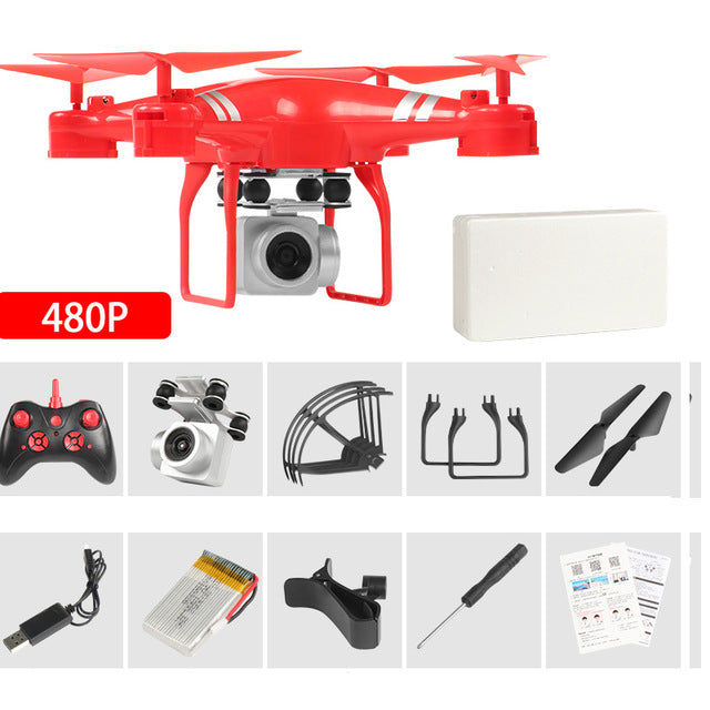 2020 New Drone 4k camera HD Wifi transmission fpv drone air pressure fixed height four-axis aircraft rc helicopter with camera 480P 2 Russian Federation - Tophatter Daily Deals