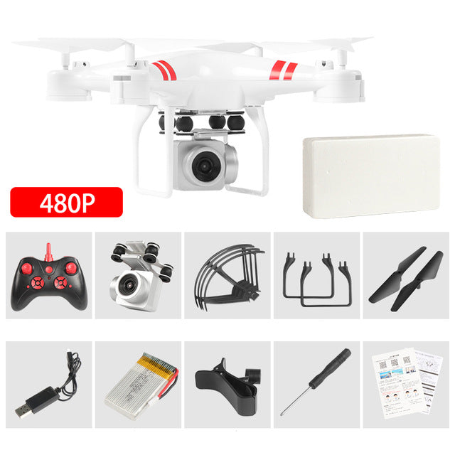 2020 New Drone 4k camera HD Wifi transmission fpv drone air pressure fixed height four-axis aircraft rc helicopter with camera - Tophatter Daily Deals