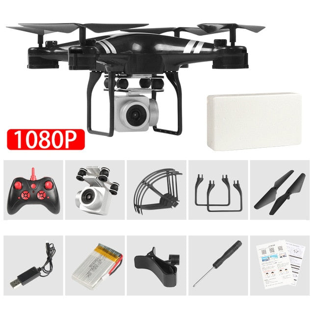 2020 New Drone 4k camera HD Wifi transmission fpv drone air pressure fixed height four-axis aircraft rc helicopter with camera - Tophatter Daily Deals