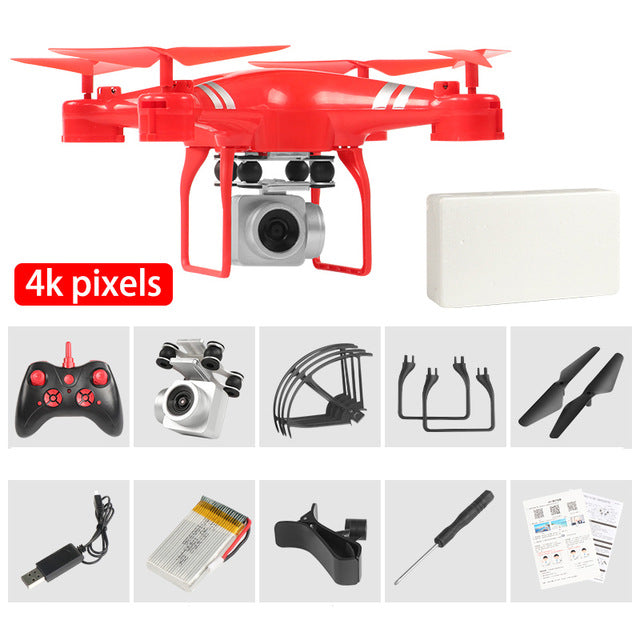2020 New Drone 4k camera HD Wifi transmission fpv drone air pressure fixed height four-axis aircraft rc helicopter with camera 4k pixels Russian Federation - Tophatter Daily Deals