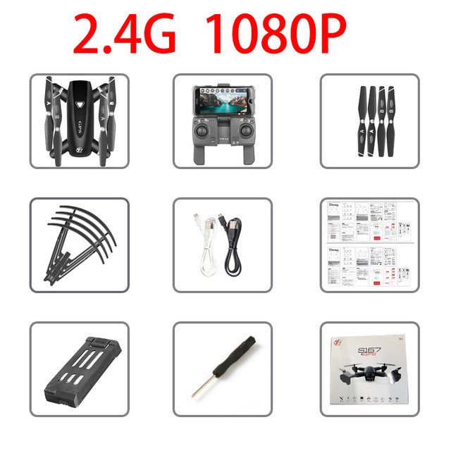 S167 GPS Drone With Camera 5G RC Quadcopter Drones HD 4K WIFI FPV Foldable Off-Point Flying Photos Video Dron Helicopter Toy 2.4g 1080P GPS 1 - Tophatter Daily Deals