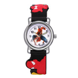 Elsa Watch Girls Elsa Princess Kids Watches Leather Strap Cute Children's Cartoon Wristwatches Gifts for Kids Girl Black - Tophatter Daily Deals
