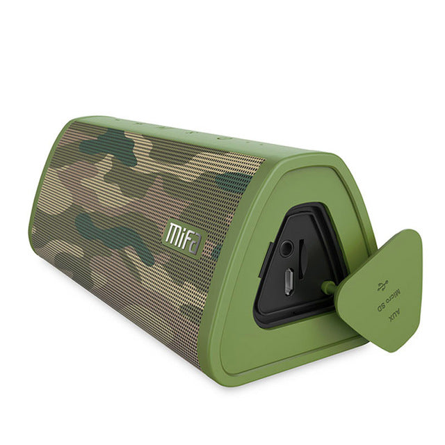 Mifa Bluetooth speaker Portable Wireless Loudspeaker Sound System 10W stereo Music surround Waterproof Outdoor Speaker Camouflage - Tophatter Daily Deals