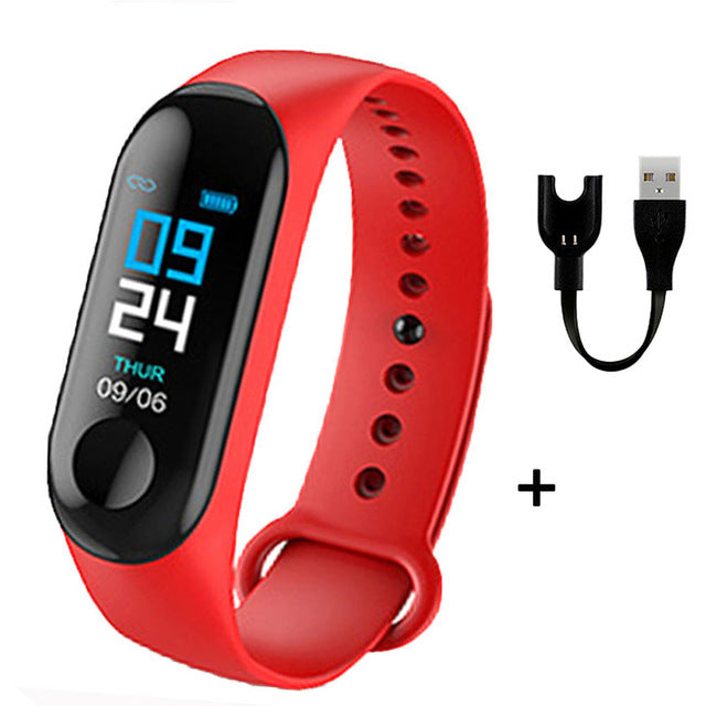 2020 Smart Watches Waterproof Sports For Apple Android Smartwatch Heart Rate Monitor Blood Pressure Functions For Men Women Kids Red - Tophatter Daily Deals