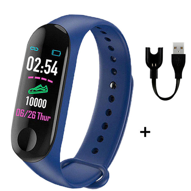 2020 Smart Watches Waterproof Sports For Apple Android Smartwatch Heart Rate Monitor Blood Pressure Functions For Men Women Kids Blue - Tophatter Daily Deals