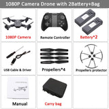 Visuo XS816 RC Drone with 50 Times Zoom WiFi FPV 4K Dual Camera Optical Flow Quadcopter Foldable Selfie Dron VS SG106 M70 Set8 1080P 2BAT CB - Tophatter Daily Deals