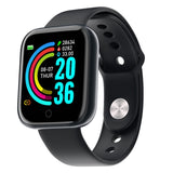 2020 Steel Smart Watch men Heart Rate Blood Pressure Waterproof Sports Women Smartwatch Fitness Tracker For IOS Android iPhone Black - Tophatter Daily Deals