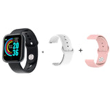 2020 Steel Smart Watch men Heart Rate Blood Pressure Waterproof Sports Women Smartwatch Fitness Tracker For IOS Android iPhone add 2pcs strap - Tophatter Daily Deals
