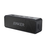 Anker Soundcore 2 Portable Bluetooth Wireless Speaker Better Bass 24-Hour Playtime 66ft Bluetooth Range IPX7 Water Resistance Black - Tophatter Daily Deals