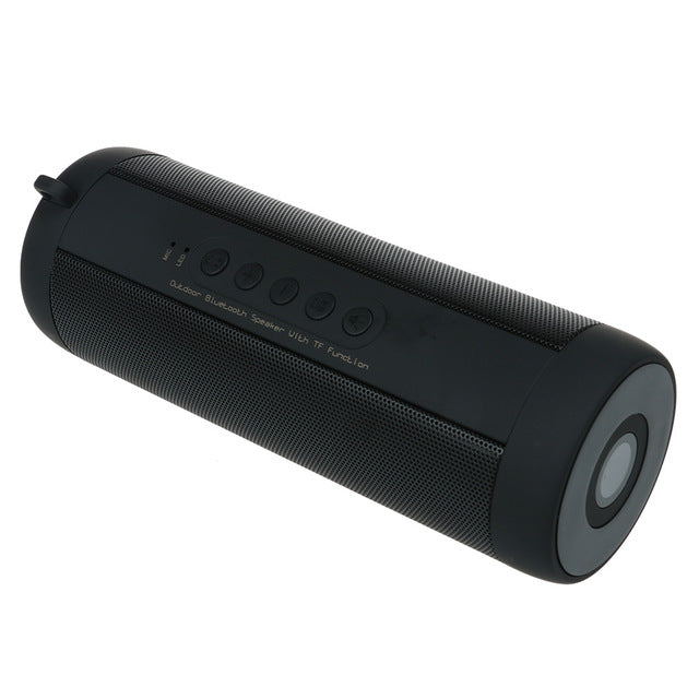 Ecoboseo Bluetooth speaker Portable Wireless Loudspeakers For Phone Computer Stereo Music surround Waterproof Outdoor Speakers black - Tophatter Daily Deals