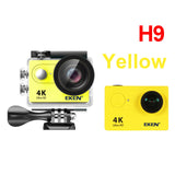 EKEN H9R / H9 Action Camera Ultra HD 4K / 30fps WiFi 2.0" 170D Underwater Waterproof Helmet Video Recording Cameras Sport Cam H9 yellow - Tophatter Daily Deals