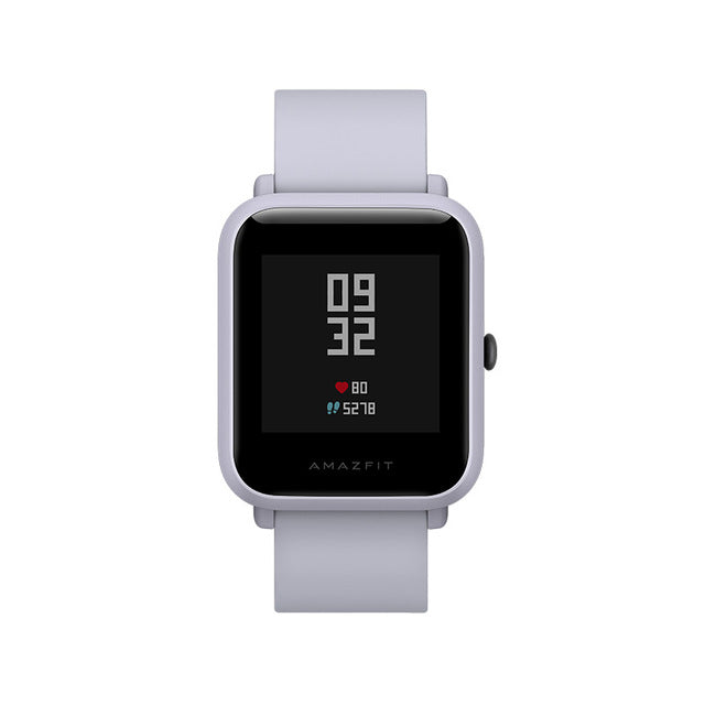 Amazfit Bip Smart Watch Bluetooth GPS Sport Heart Rate Monitor IP68 Waterproof Call Reminder Amazfit APP Notification Vibration Gray Bip - Tophatter Daily Deals