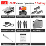drone GPS 4K 5G WiFi live video FPV 4K/1080P HD Wide Angle Camera Foldable Altitude Hold Durable RC Drone 1080P 3 battery - Tophatter Daily Deals