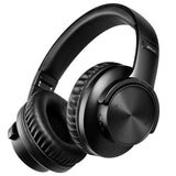 B8 Bluetooth 5.0 Headphones 40H Play time Touch Control Wireless Headphone with Mic Over Ear Earphone TF Headset for phone PC Black - Tophatter Daily Deals
