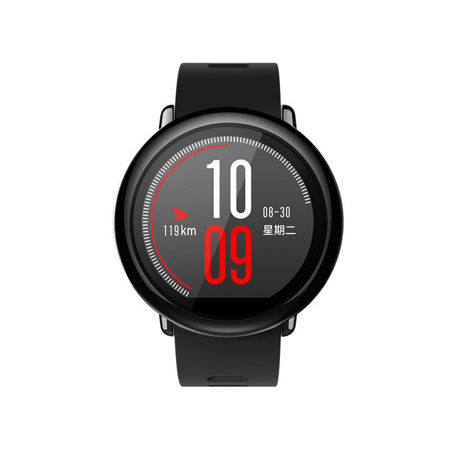 NEW Amazfit Pace Smartwatch Amazfit Smart Watch Bluetooth Music GPS Information Push Heart Rate For Android phone redmi 7 IOS Black - Tophatter Daily Deals