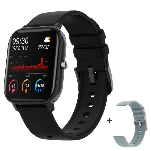 COLMI P8 1.4 inch Smart Watch Men Full Touch Fitness Tracker Blood Pressure Smart Clock Women GTS Smartwatch for Xiaomi - Tophatter Daily Deals