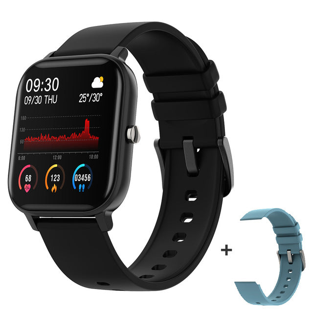 COLMI P8 1.4 inch Smart Watch Men Full Touch Fitness Tracker Blood Pressure Smart Clock Women GTS Smartwatch for Xiaomi - Tophatter Daily Deals
