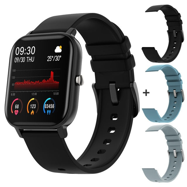 COLMI P8 1.4 inch Smart Watch Men Full Touch Fitness Tracker Blood Pressure Smart Clock Women GTS Smartwatch for Xiaomi - Tophatter Daily Deals