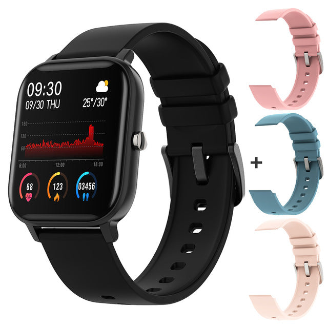 COLMI P8 1.4 inch Smart Watch Men Full Touch Fitness Tracker Blood Pressure Smart Clock Women GTS Smartwatch for Xiaomi - Tophatter Daily Deals