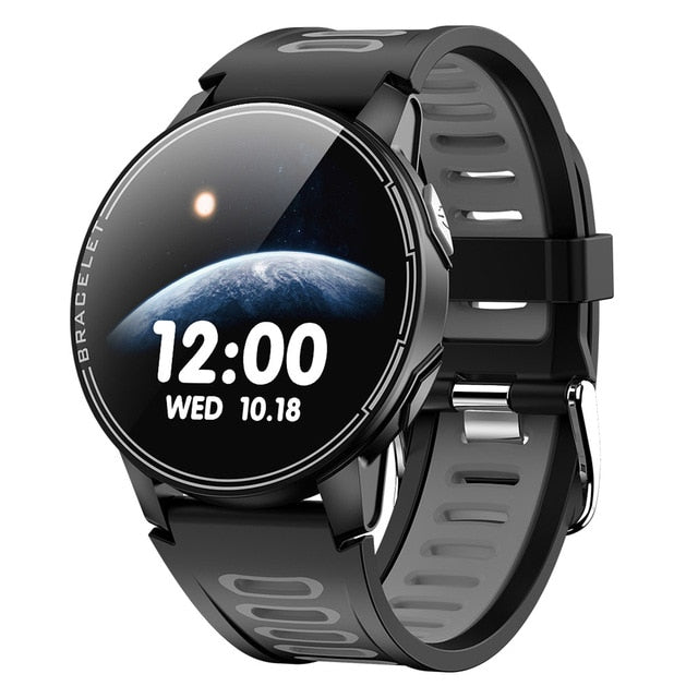 2020 New L6 Smart Watch IP68 Waterproof Sport Men Women Bluetooth Smartwatch Fitness Tracker Heart Rate Monitor For Android IOS Black Gray - Tophatter Daily Deals