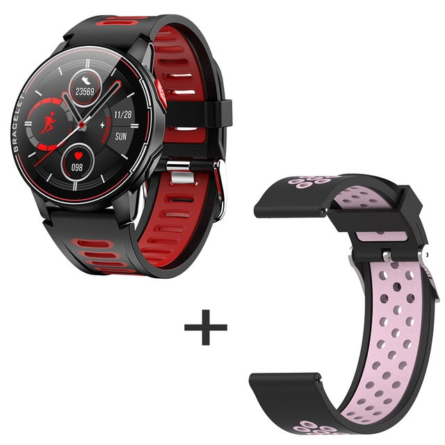 2020 New L6 Smart Watch IP68 Waterproof Sport Men Women Bluetooth Smartwatch Fitness Tracker Heart Rate Monitor For Android IOS R3 - Tophatter Daily Deals