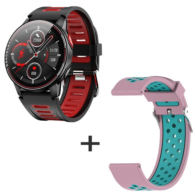 2020 New L6 Smart Watch IP68 Waterproof Sport Men Women Bluetooth Smartwatch Fitness Tracker Heart Rate Monitor For Android IOS R2 - Tophatter Daily Deals