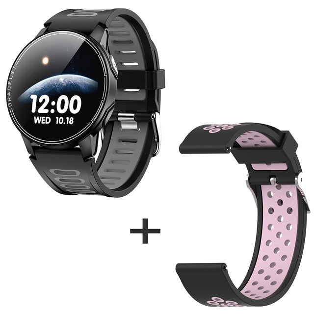 2020 New L6 Smart Watch IP68 Waterproof Sport Men Women Bluetooth Smartwatch Fitness Tracker Heart Rate Monitor For Android IOS G3 - Tophatter Daily Deals