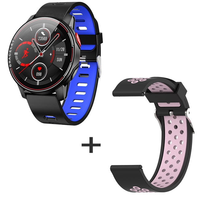 2020 New L6 Smart Watch IP68 Waterproof Sport Men Women Bluetooth Smartwatch Fitness Tracker Heart Rate Monitor For Android IOS B3 - Tophatter Daily Deals